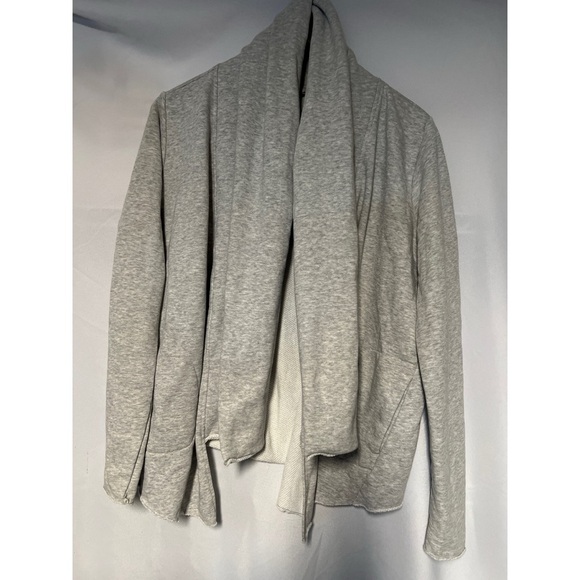 Athleta Gray Open Front Cardigan - Picture 1 of 5